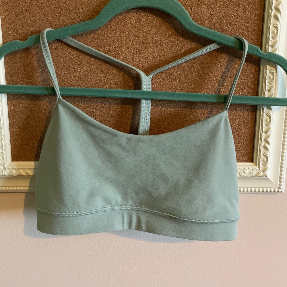 Lululemon Flow Y Bra,sage color